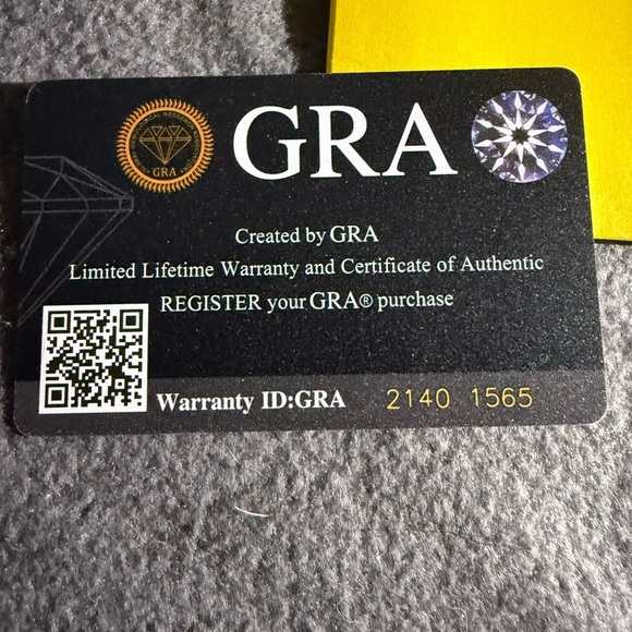 Adjustable Moissanite Ring 0.5 ct D Color Cushion Cut‎ – GRA Certified w/ Box - Picture 12 of 16